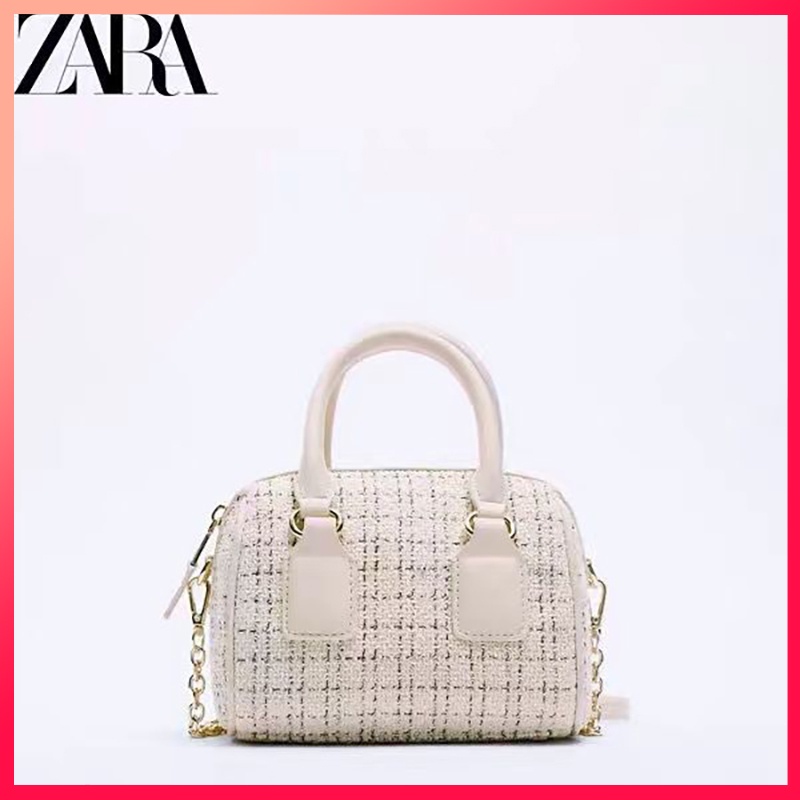 Zara Túi Xách Đeo Vai Phối Dây Xích Thời Trang Xuân Hè 2022 Dành Cho Nữ