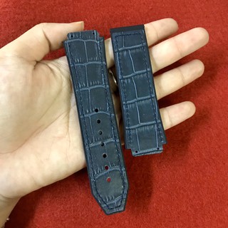 Dây đồng hồ HUBLOT da cá sấu size 44mm