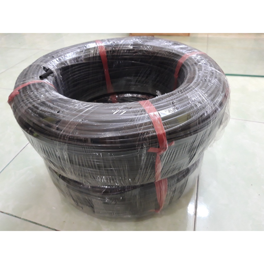 Thanh lý cuộn 200m Dây PE 5x 3mm ( màu đen)dùng cắm que nhỏ giọt