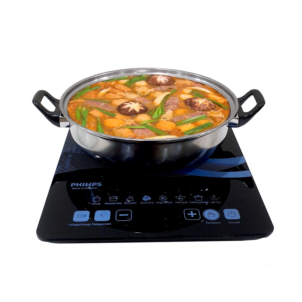 Bếp Từ Đơn Philip Bếp Từ Ăn Lẩu Cảm Ứng Tặng Kèm Nồi Lẩu Đa Chức Năng Bảo Hành 6 Tháng Lỗi 1 Đổi 1