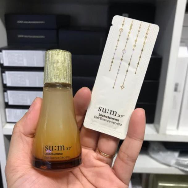 Nước thần Hoàng kim Su:m37 Losec Summa Elixir Essence Secréta date 2024 10 gói = 10ml