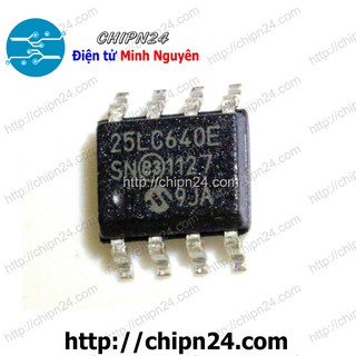 [1 CON] (SOP) IC Dán 25LC640 SOP-8 (SMD) (25LC640-E/SN 25LC640E)