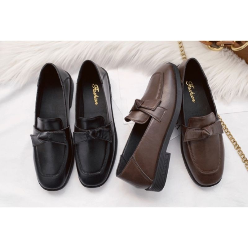 Giày oxford Da Nữ Retro Gót Thấp Da Mềm Phong Cách Anh MPS249 - Mery Shoes | BigBuy360 - bigbuy360.vn