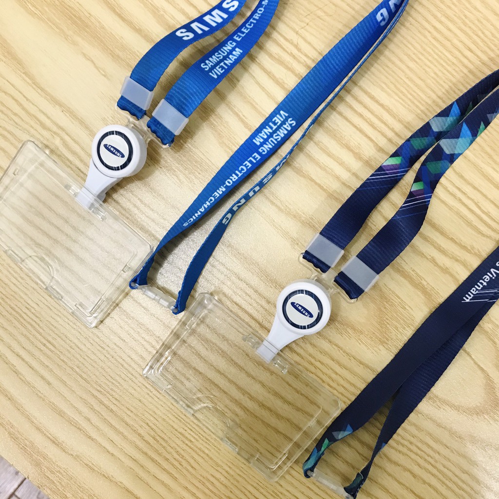 Samsung Bộ Dây Thẻ, Bảng Tên, Bao Đựng Thẻ, Dây Đeo Co Rút Thông Minh 1.5cm x 90cm