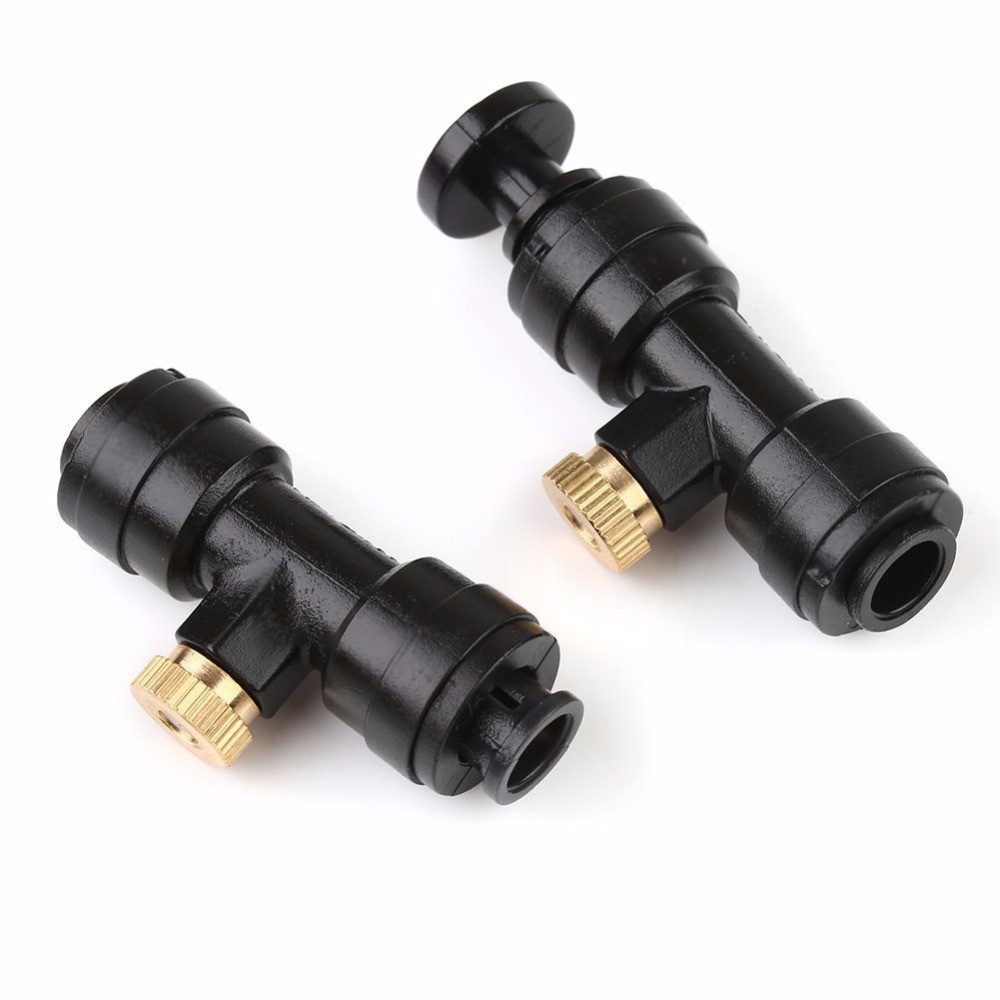 Béc đồng phun sương tưới cây, làm mát kèm chân T nối nhanh nối ống 7-8mm