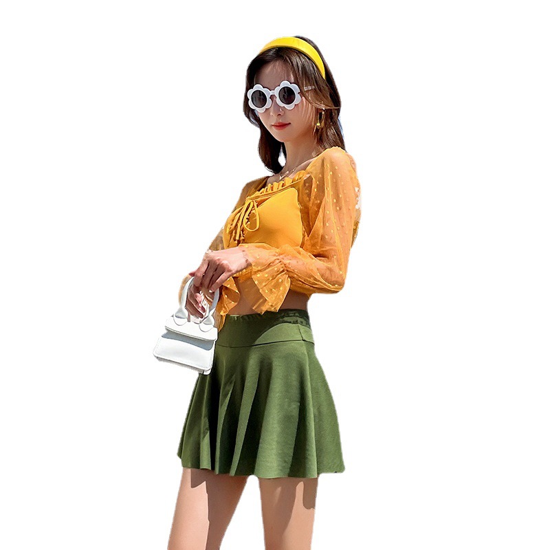 Bộ Đồ Bơi Liền Thân Phối Lưới Xuyên Thấu Thời Trang 2021 Cho Nữ | BigBuy360 - bigbuy360.vn