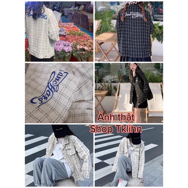 TKLIHN Áo khoác SƠ MI dạ Ulzzang HOT fashionita 2022 KÈM ẢNH THẬT CUỐI