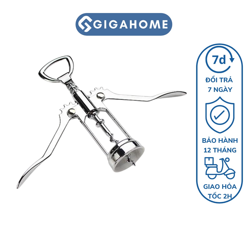 Dụng Cụ Khui Rượu Vang  GIGAHOME Cao Cấp Chịu Nhiệt Cao, Siêu Bền 8817
