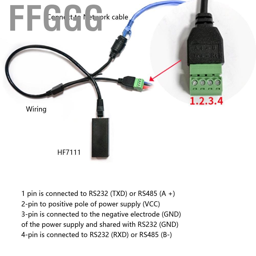 Mô Đun Chuyển Đổi Mạng Ethernet Ffgggg Rs232 Sang Hỗ Trợ Cho Webpage