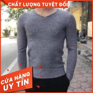 [HOT 2020]Áo len nam cổ tim sợi pha cotton - xuongaolen.com