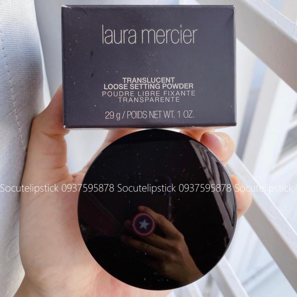 [Phiên Bản Limited] Phấn Phủ Bột Siêu Mịn, Không Màu Laura Mercier Translucent Loose Setting Mini 3.5gr - Fullsize 29gr