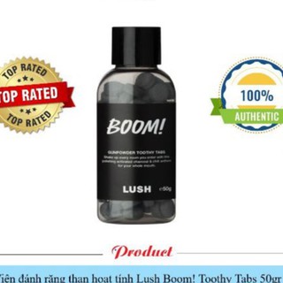 Viên đánh răng lush toothy tabs boom