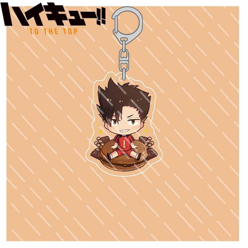 Móc khóa HAIKYUU! Vua Bóng Chuyền ver MACARON mica trong acrylic anime chibi