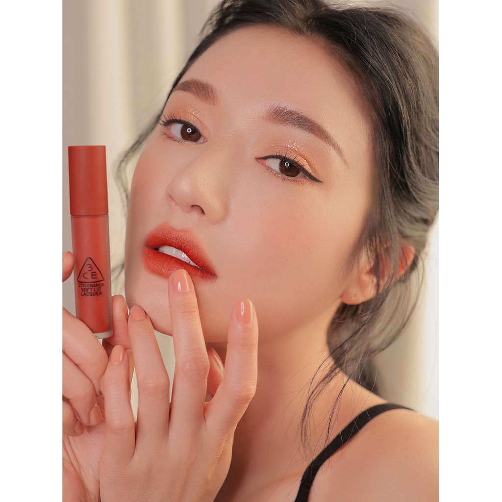 Son 3CE SOFT LIP LACQUER #NULL SET - Đỏ gạch