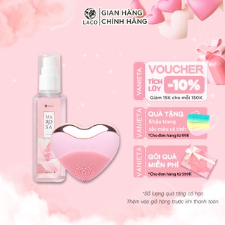 Combo Làm Sạch Da Cơ Bản (Máy Rửa Mặt Laco Luxury + Sữa Rửa Mặt Marosa)