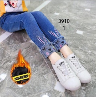 Quần bò lót lông sẵn hàng