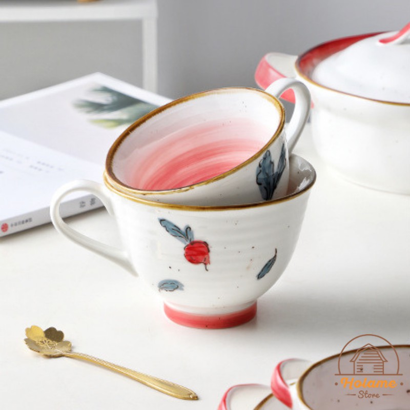 Bộ đĩa sứ decor , bát đĩa đẹp nhiều họa tiết Holame