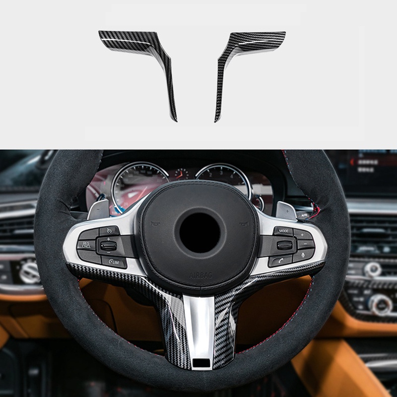 Miếng Dán Trang Trí Vô Lăng Xe Hơi BMW G30 X3 G01 X4 G02 X5 G05 X6 G06 2018-2020