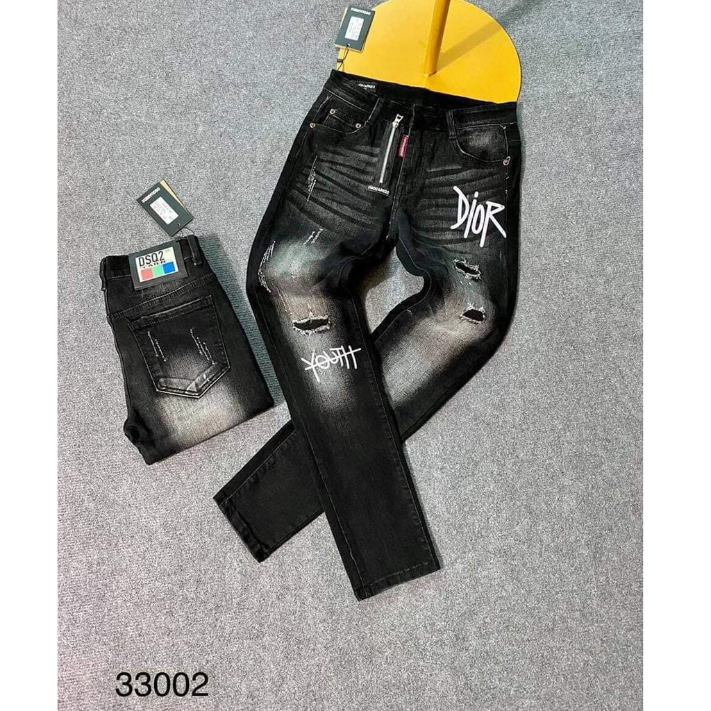 Quần Jean Nam | Quần Dài Nam Co Dãn Rách Gối Hàng Chuẩn Uy Tín | BigBuy360 - bigbuy360.vn