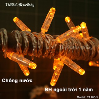 Đèn Led Dây Trang Trí màu vàng ấm -Chống Nước – Dài 10 mét - Thế Giới Đèn Nháy