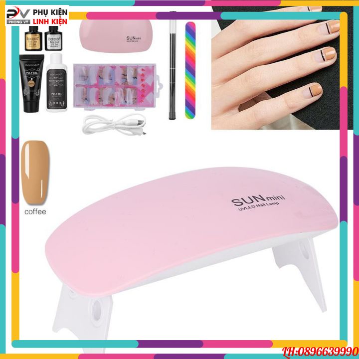 Máy hơ gel móng tay móng chân - SUN MINI nhỏ gọn, tiện lợi, khô siêu tốc
