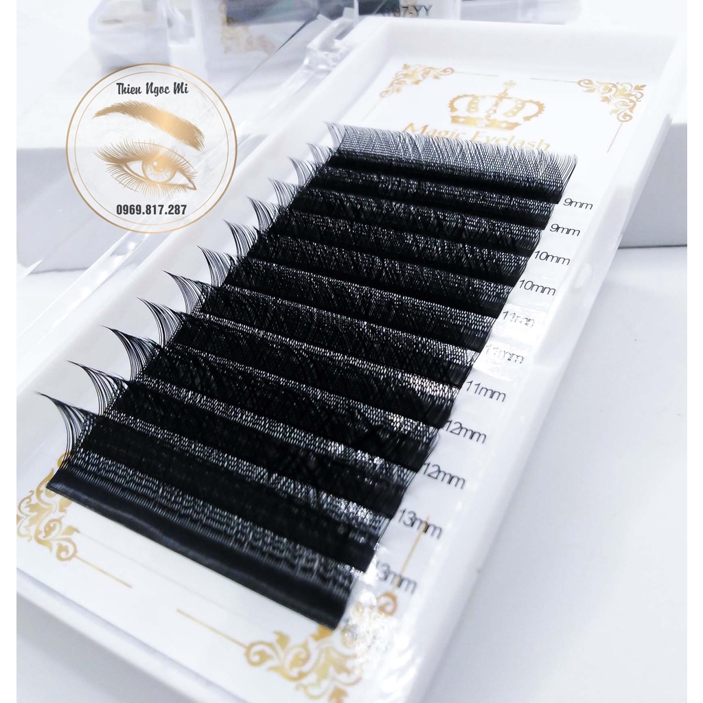 Mi YY mix size 9-14mm_bắt keo_dụng cụ nối mi_Thienngocmi