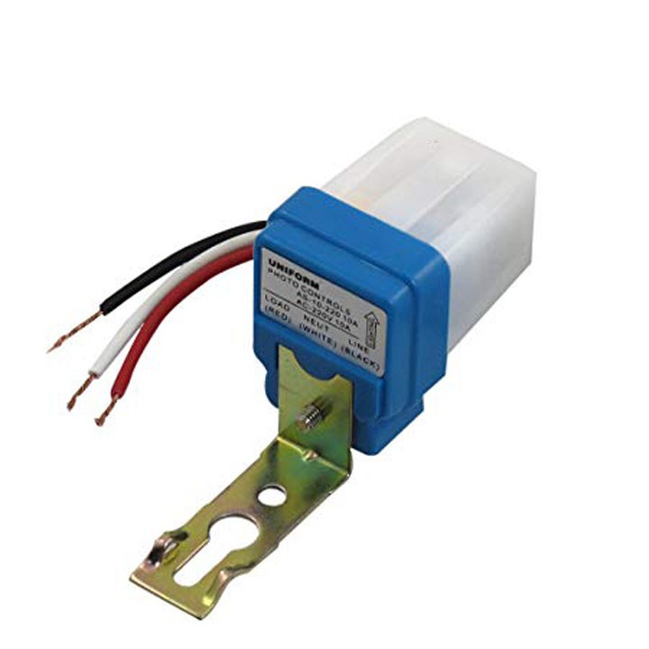 Công tắc cảm biến ánh sáng tự động Sunha 10A 220V, Có thể lắp vào đèn năng lượng mặt trời và đèn lồng, CT8339