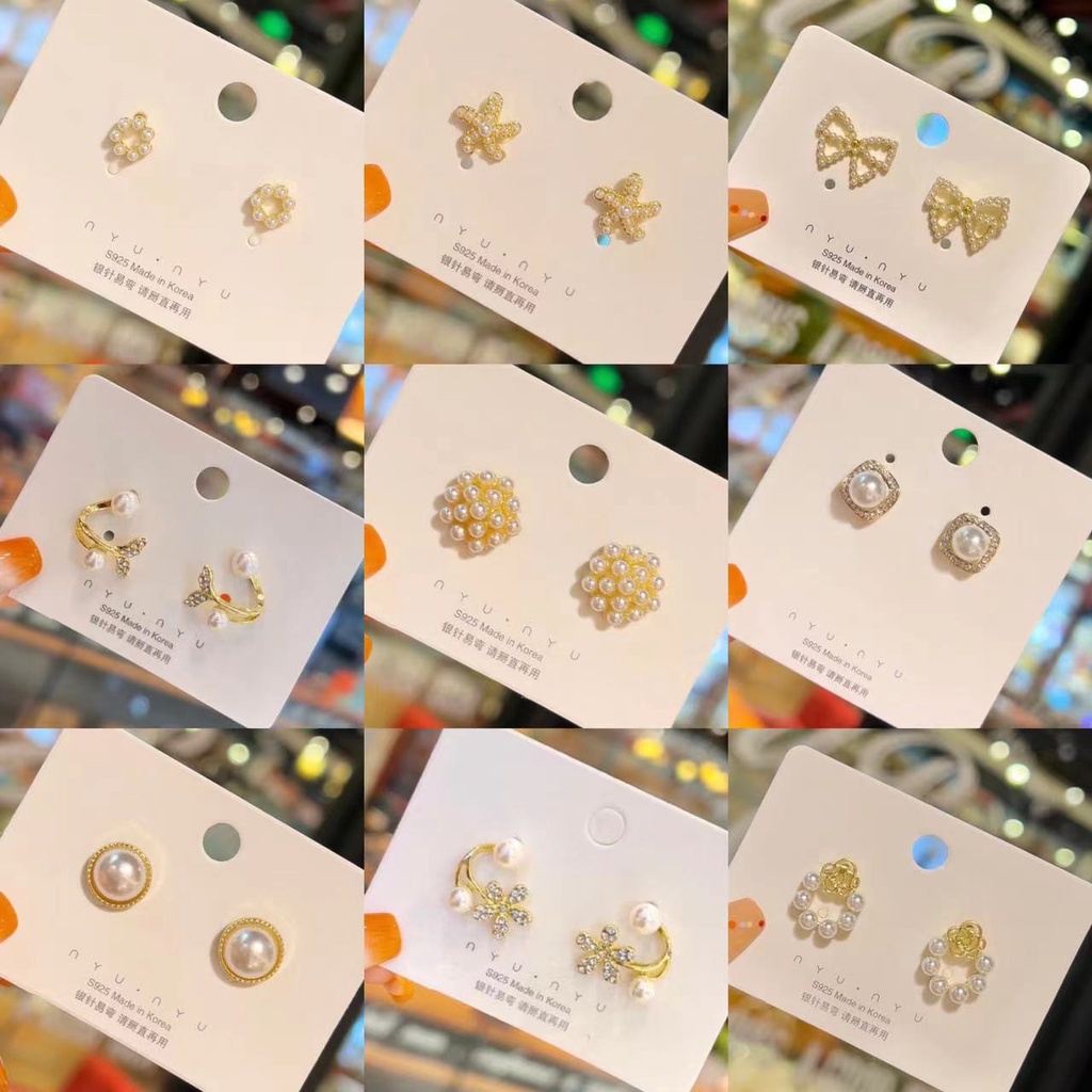 1 Đôi Bông Tai Ngọc Trai Phụ Kiện Thời Trang Cho Nữ HAA008