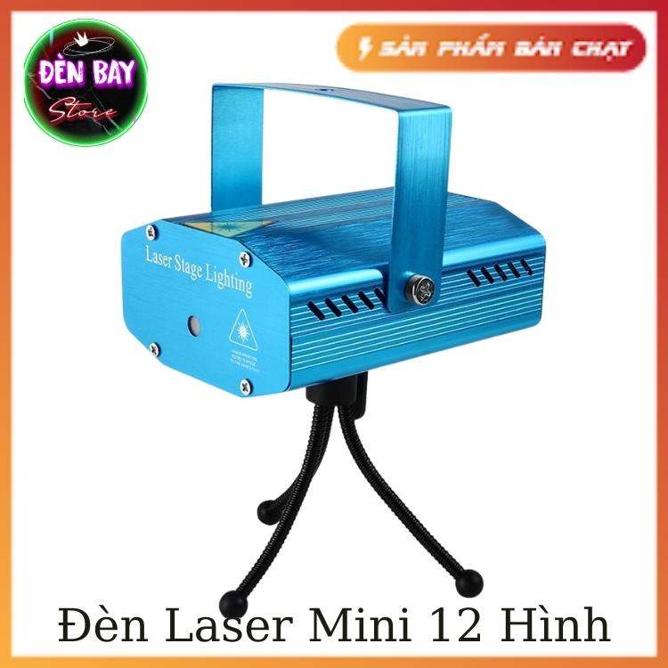 Đèn Laser 12 hình trong 1 Mini Sân Khấu Phòng Bay, Phòng Karaoke Vũ Trường Cảm Biến Theo Nhạc