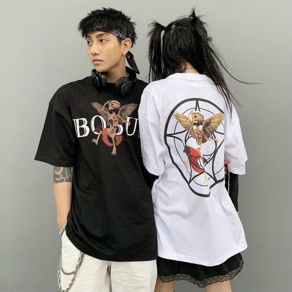 Áo thun local brand bobui big logo tay lỡ unisex | BigBuy360 - bigbuy360.vn