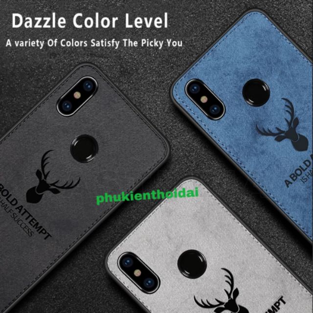 Ốp lưng Xiaomi Mix 2s Vải Deer cao cấpu