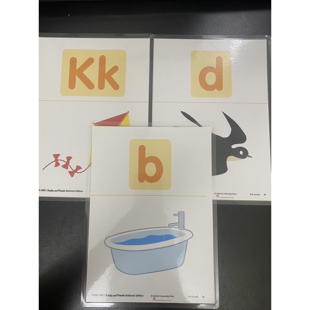 THẺ PHONICS FAMILY AND FRIENDS 1,2,3 - phiên bản National
