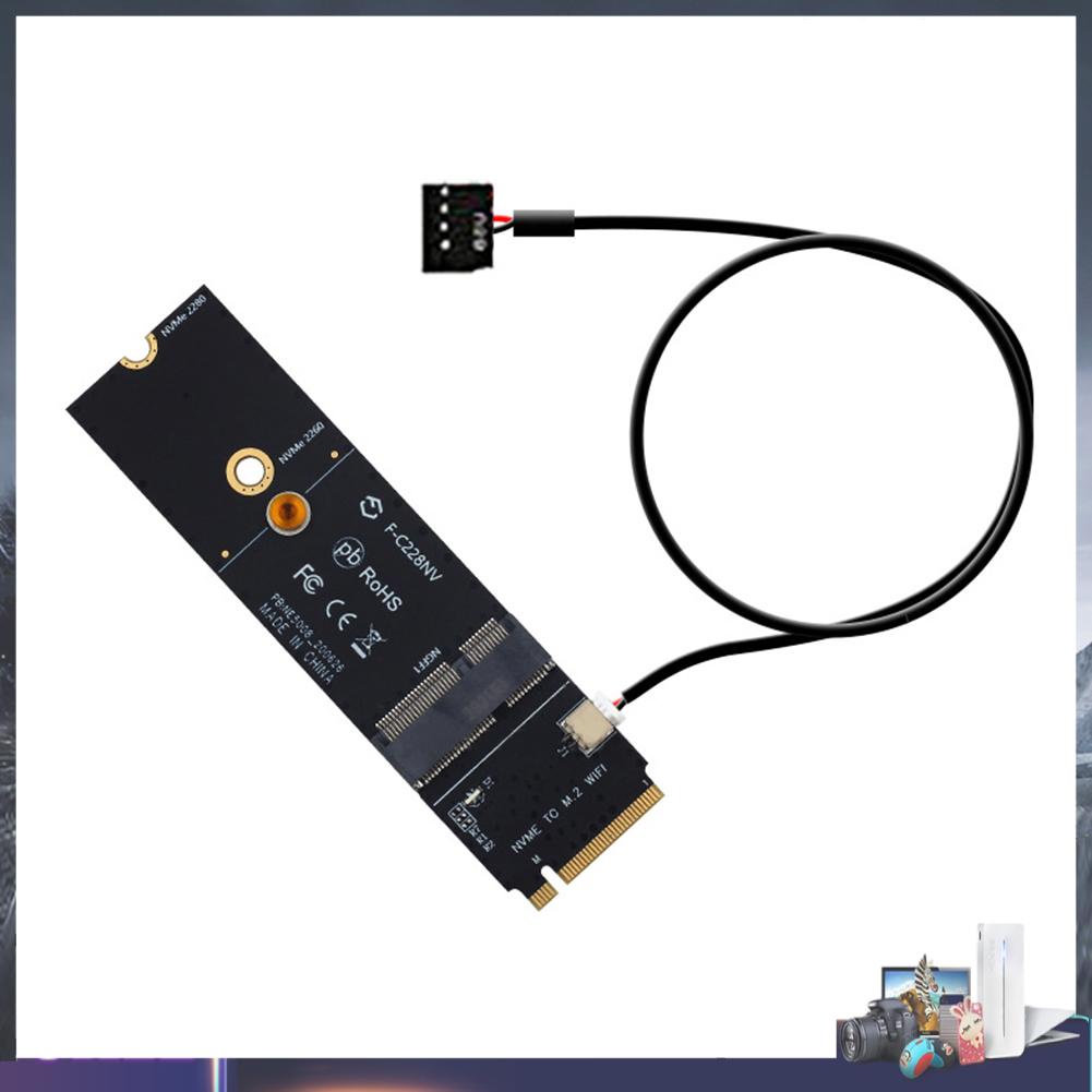 Đầu chuyển đổi thẻ wifi M.2 M Key sang NGFF A + E cho AX200 9260AC
