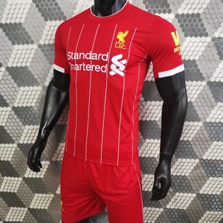 Bộ đồ thể thao Liverpool đỏ tay ngắn 19/20