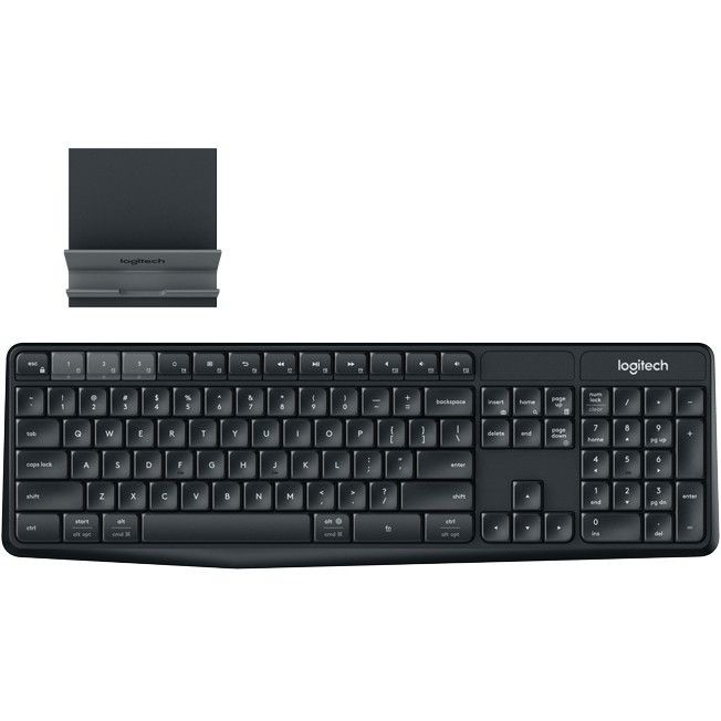 [Trả góp 0% LS] Bộ bàn phím không dây và giá đỡ LOGITECH K375s