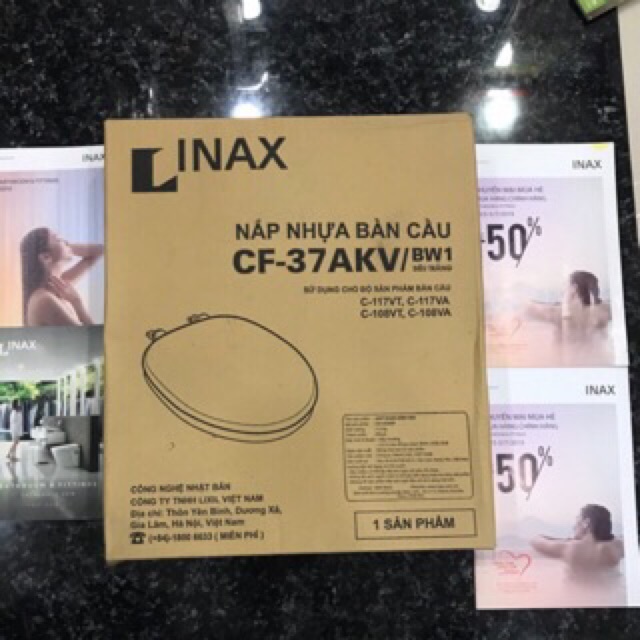 Nắp nhựa bàn cầu INAX CF-37AKV