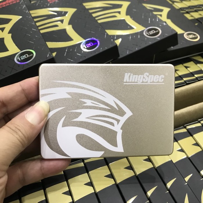Ổ cứng SSD 120GB KingSpec / Nhôm Mai Hoàng / Sản phẩm chính hãng - Bảo hành 36 tháng !