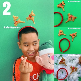 Cài tóc Noel- Băng đô Giáng sinh- Bờm Noel HOẠT HÌNH