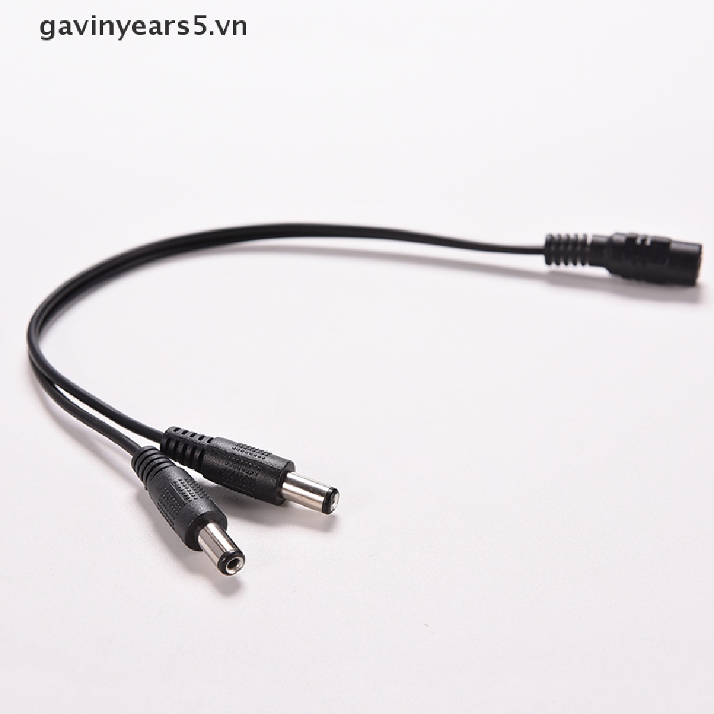 Cáp chia nguồn điện 5.5x2.1mm camera CCTV 1 cổng sang 2 đầu DC 12V
