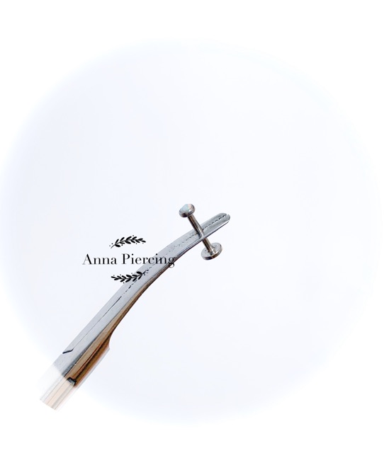 Khuyên môi tai đá opal bằng thép y tế piercing - XUÂN SHOP