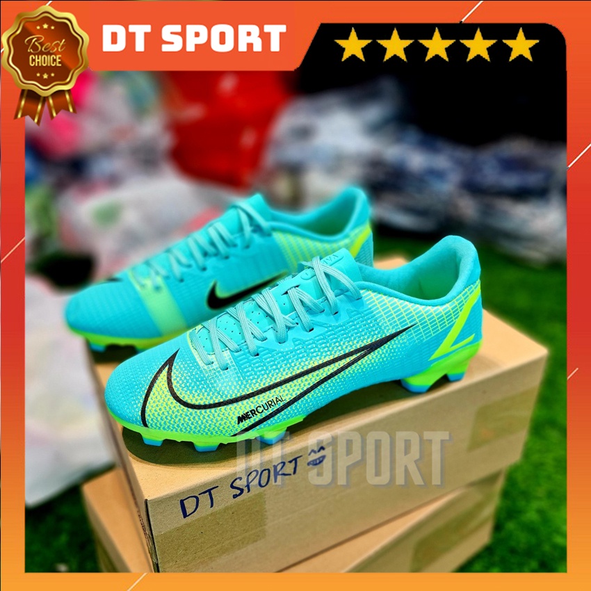 [Tặng Túi Rút Và Tất]Giày Đá Bóng Sân Cỏ Tự Nhiên Mercurial Vapor 14 Academy FG,Giày Đá Banh Nam