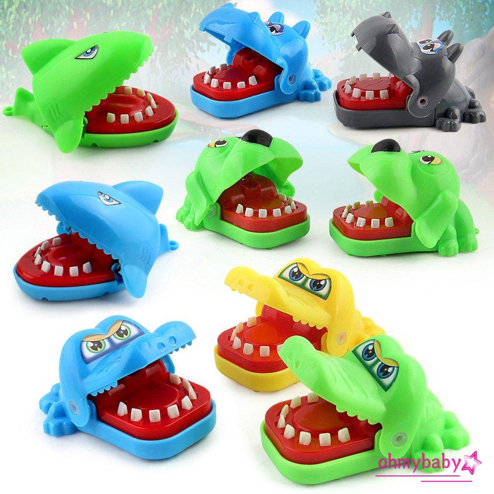 Đồ chơi cắn ngón tay hình cá sấu mini sáng tạo vui nhộn cho bé