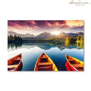 Tranh canvas treo tường phong cảnh Biển Hồ Châu Âu