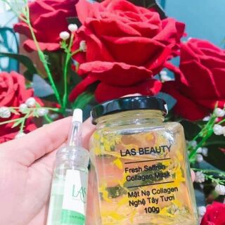 Combo serum_ nạ nhụy nghệ tây tươi