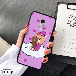 Ốp lưng  Xiaomi Redmi Note 4X / Note 4 - Lưng nhám viền dẻo in 2D