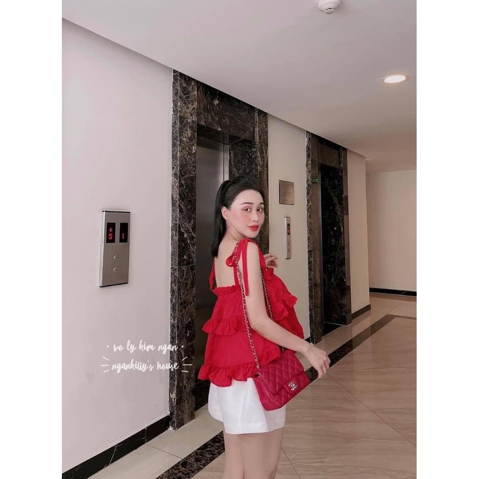 Set đồ nữ cá tính, set quần sóc áo quây đi chơi sang chảnh mùa hè đẹp 8A00211 | BigBuy360 - bigbuy360.vn
