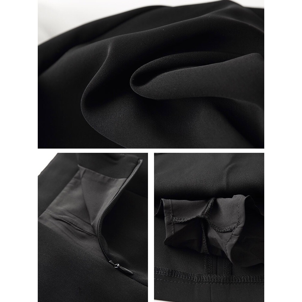 Chân váy ngắn chữ A cách điệu bên hông siêu hot phong cách Hàn Quốc | BigBuy360 - bigbuy360.vn