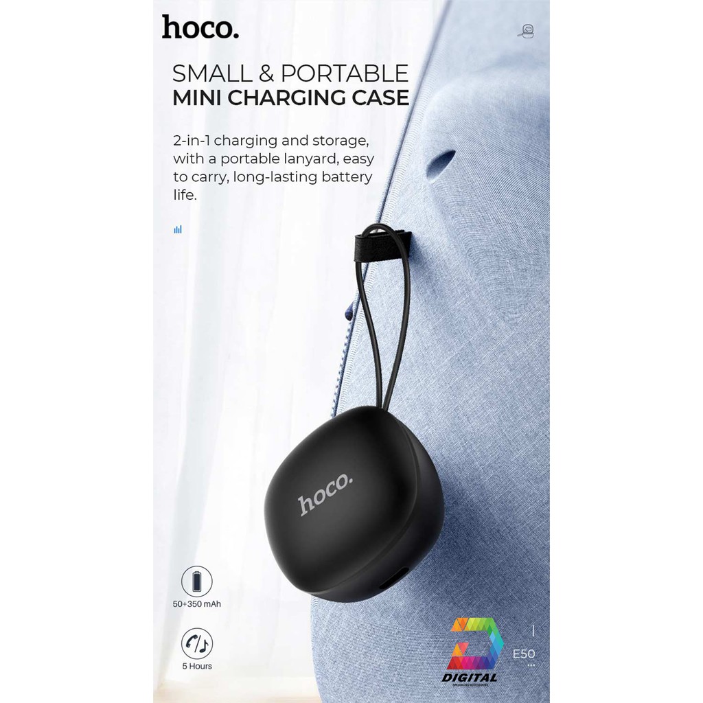 Tai nghe Bluetooth Mini Hoco E50 Chính Hãng Cảm Ứng Chạm