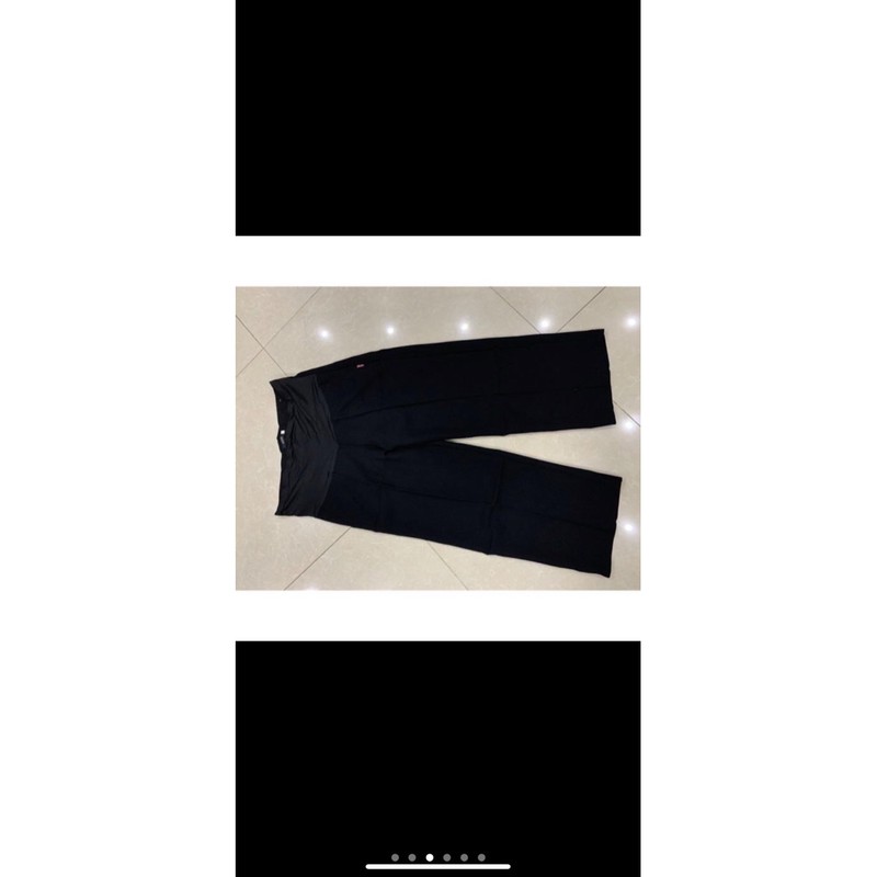 Quần bầu dài ống rộng, dáng suông có chun chỉnh bụng