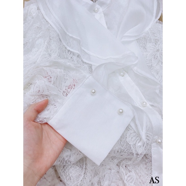 [FREESHIP - HÀNG LOẠI 1] ÁO REN HOA NỔI PHỐI BÈO NGỰC NỮ CAO CẤP
